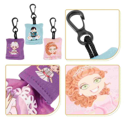 Brillenputztücher als Schlüsselanhänger